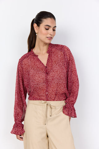 Soyaconcept Bebbi 2 Floral V-Neck Blouse