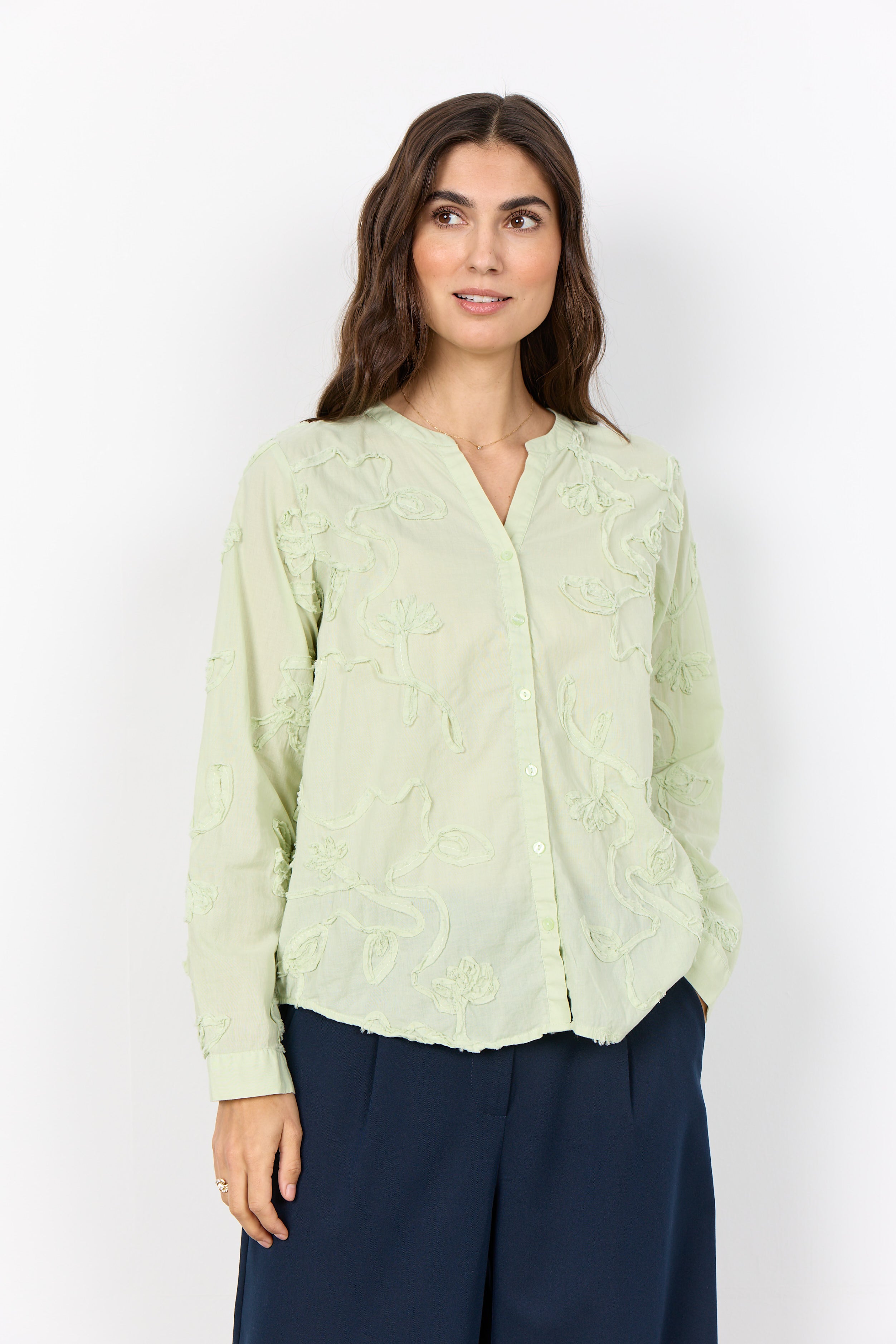 Soyaconcept Carliste Floral Embroidered Blouse
