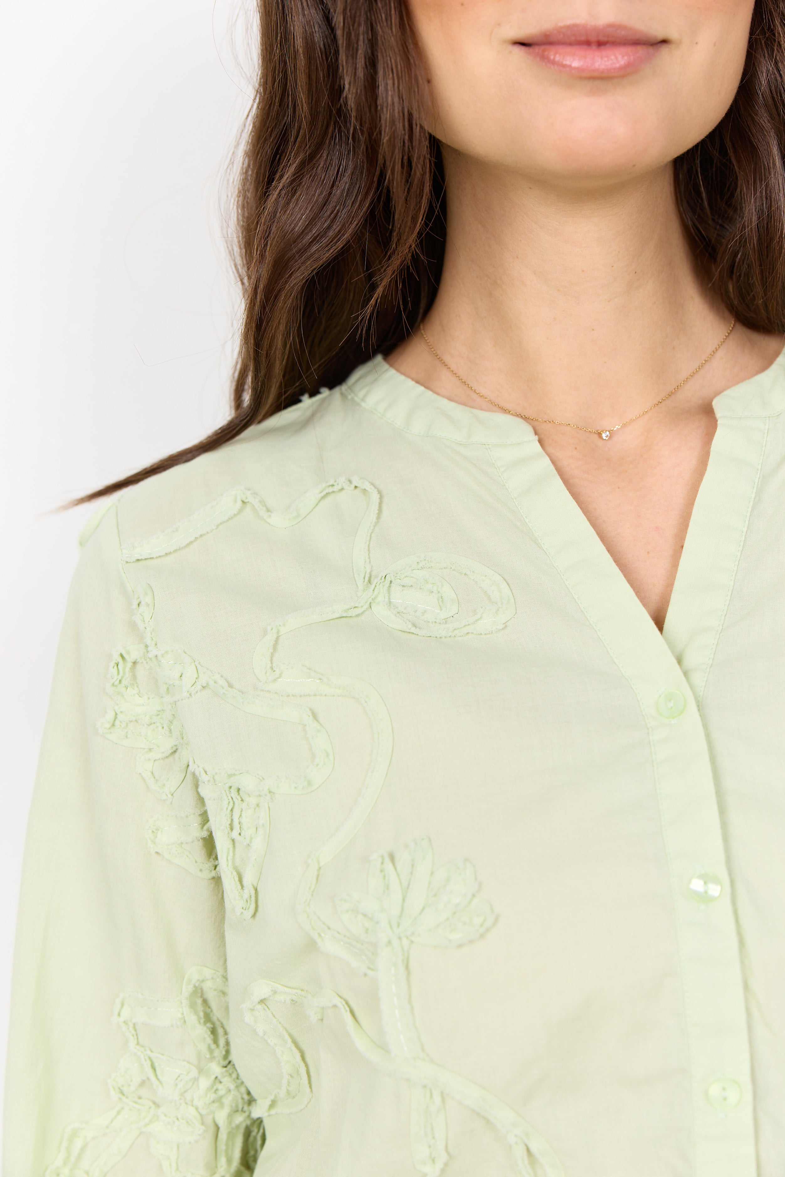 Soyaconcept Carliste Floral Embroidered Blouse