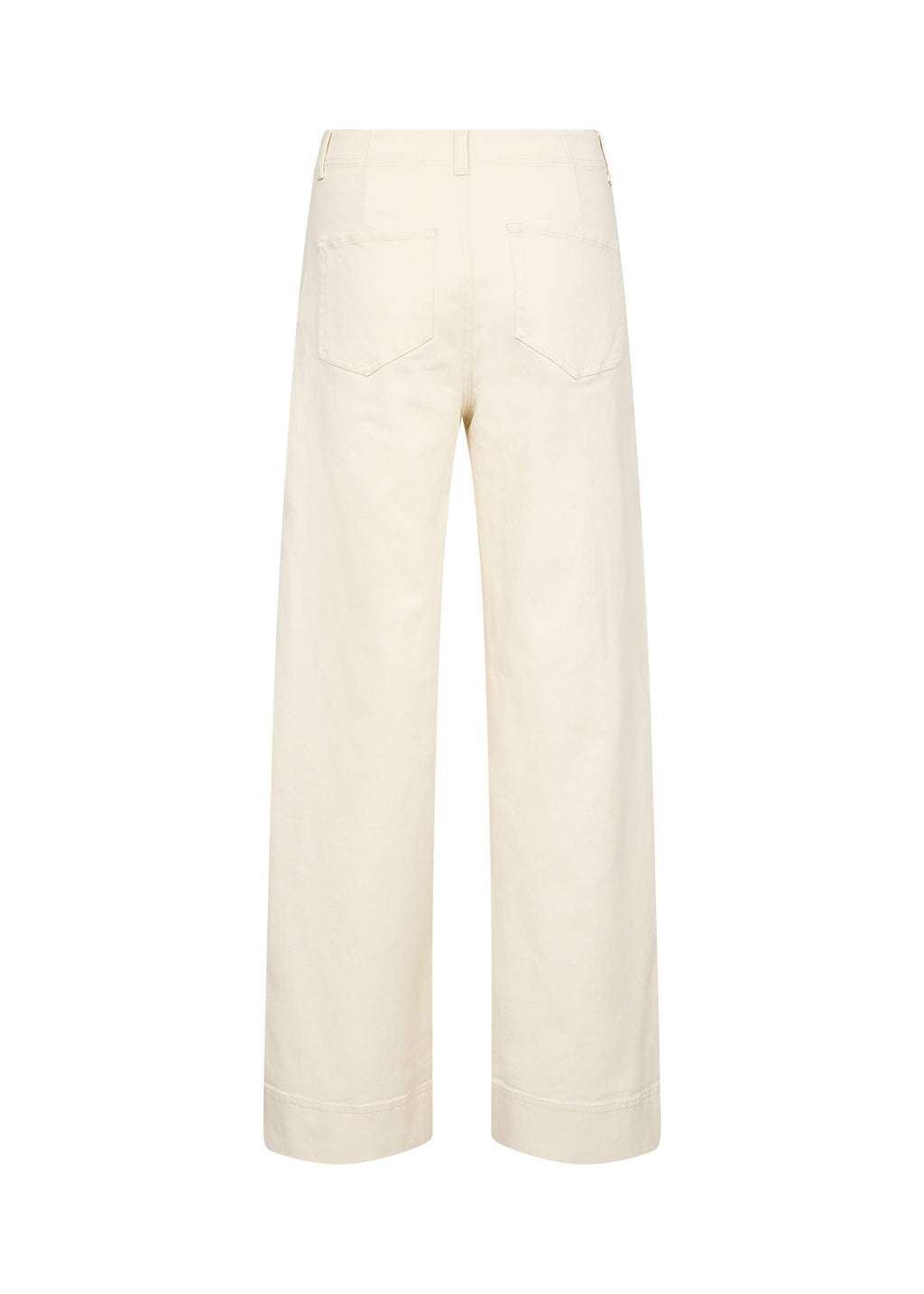 Soyaconcept Bess Button Detail Wide Leg Cotton Jeans