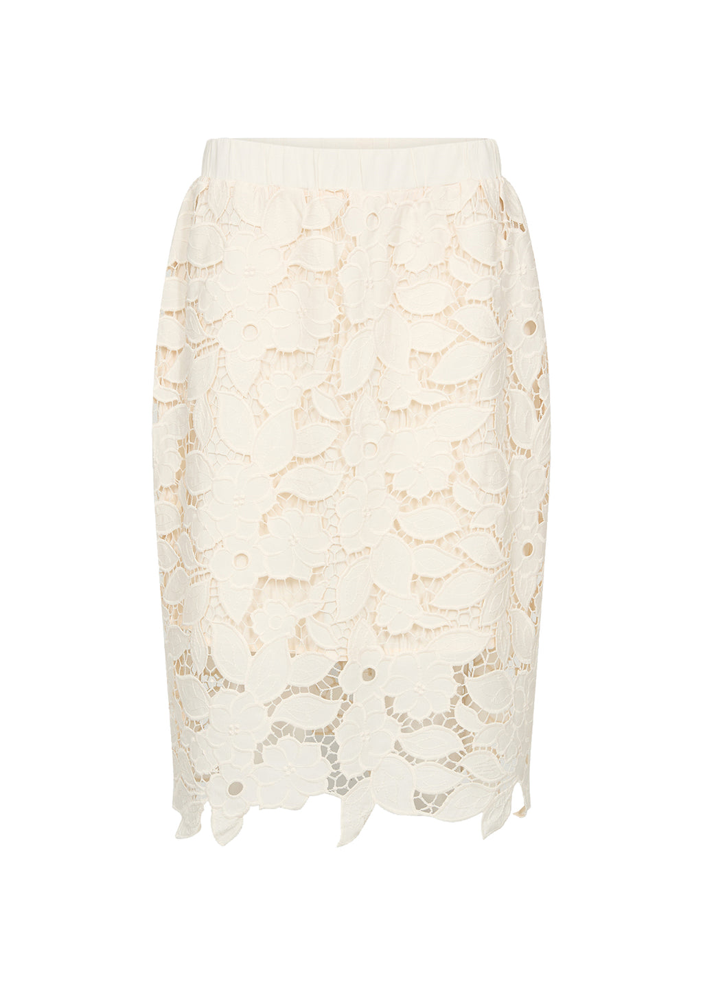 Soyaconcept Cassandra Lace Knee Length Pencil Skirt