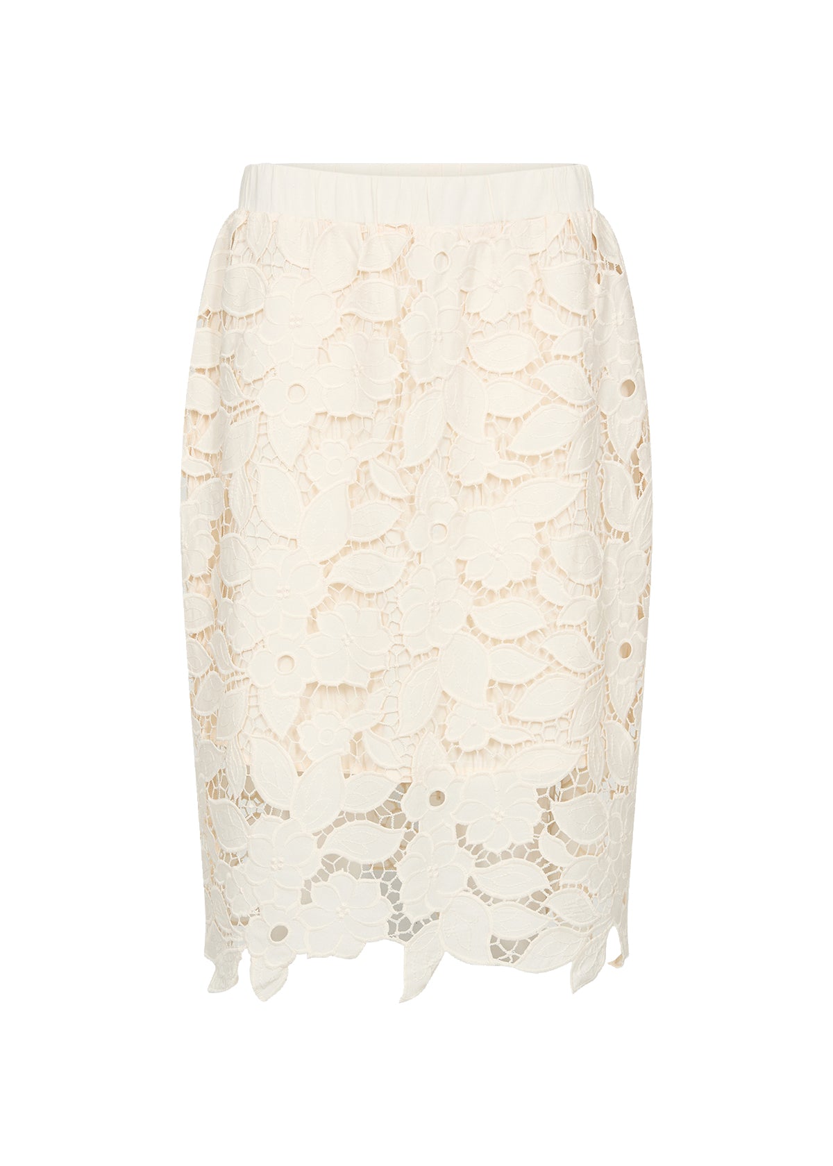 Soyaconcept Cassandra Lace Knee Length Pencil Skirt