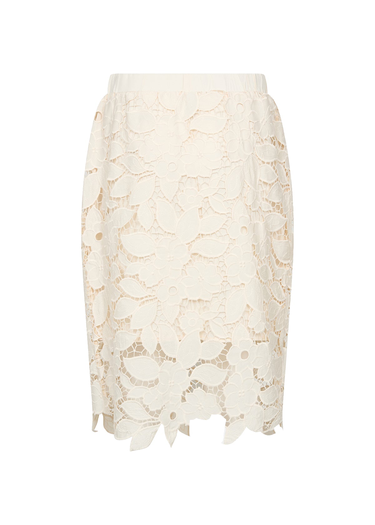 Soyaconcept Cassandra Lace Knee Length Pencil Skirt