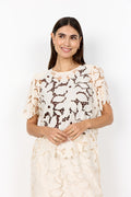 Soyaconcept Cassandra Short Sleeve Lace Blouse