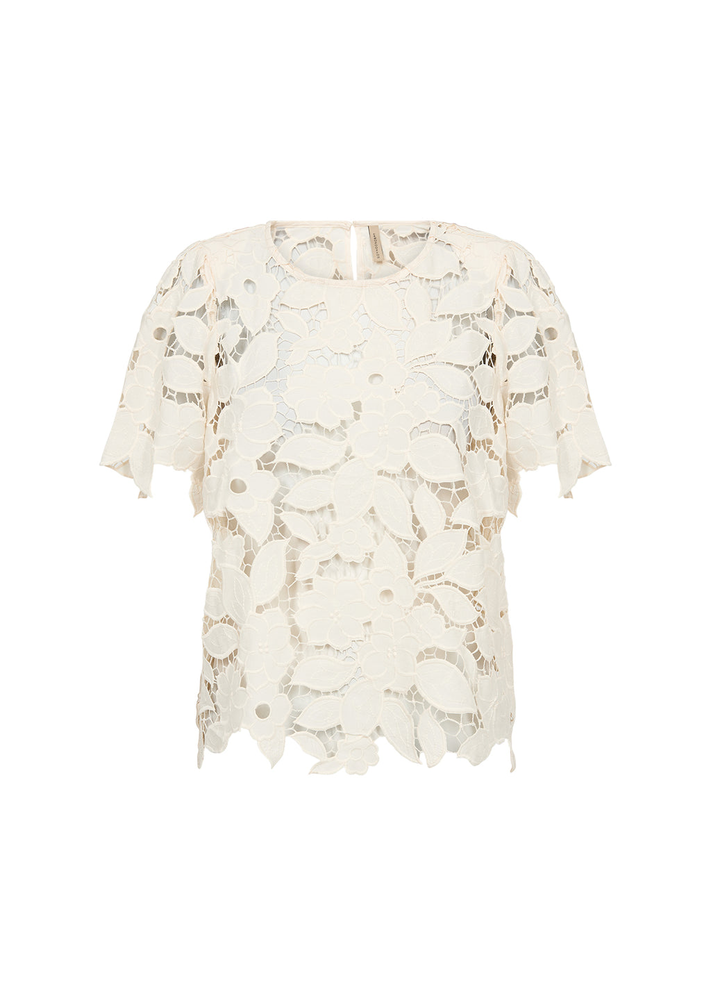 Soyaconcept Cassandra Short Sleeve Lace Blouse