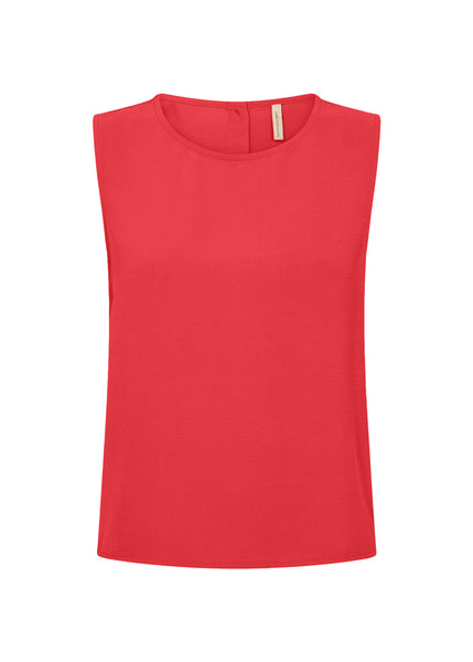 Soyaconcept Cath Button Back Sleeveless Blouse