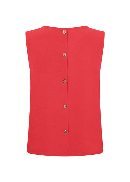 Soyaconcept Cath Button Back Sleeveless Blouse