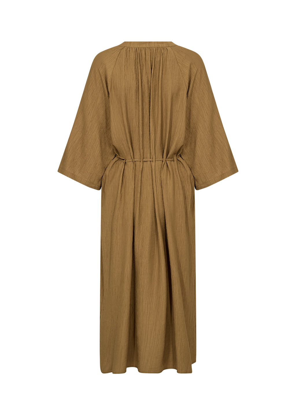 Soyaconcept Fabrina Crinkle Tie Waist Midi Dress