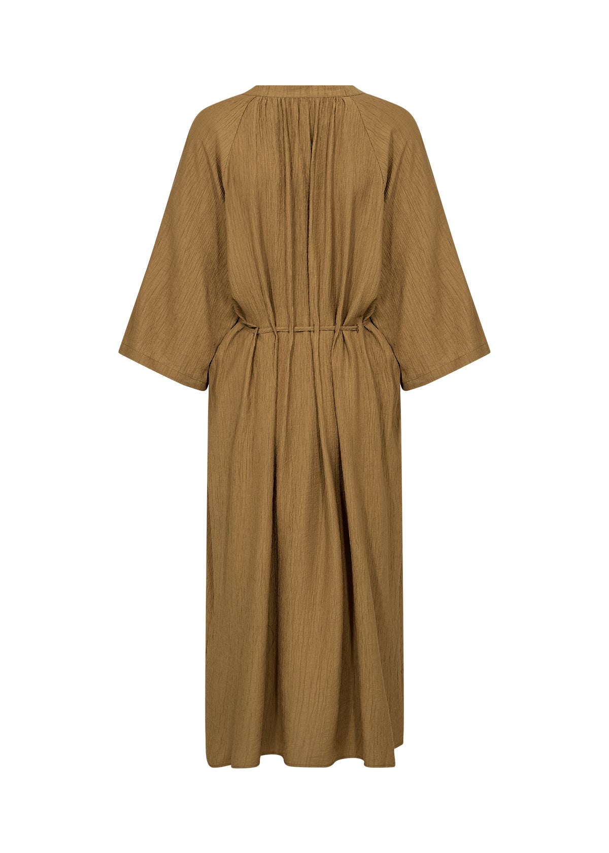 Soyaconcept Fabrina Crinkle Tie Waist Midi Dress