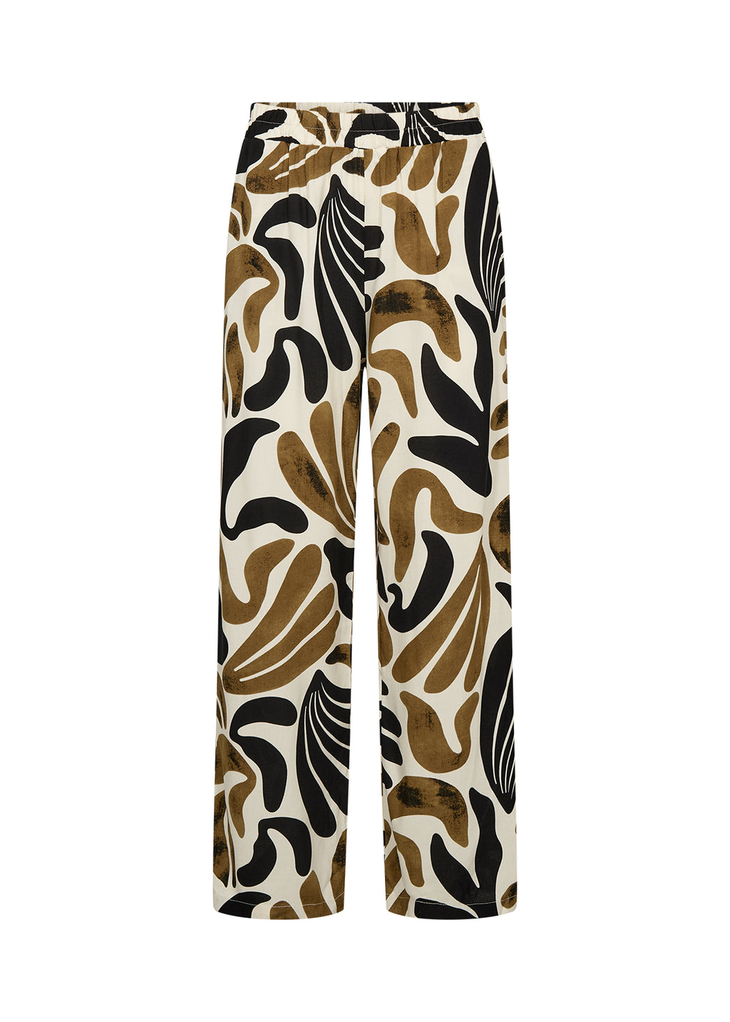 Soyaconcept Feldi Abstract Print Wide Leg Trousers