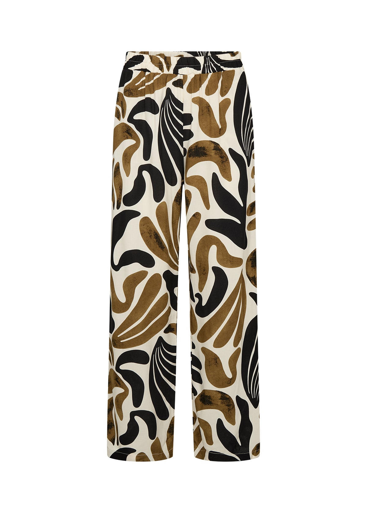 Soyaconcept Feldi Abstract Print Wide Leg Trousers