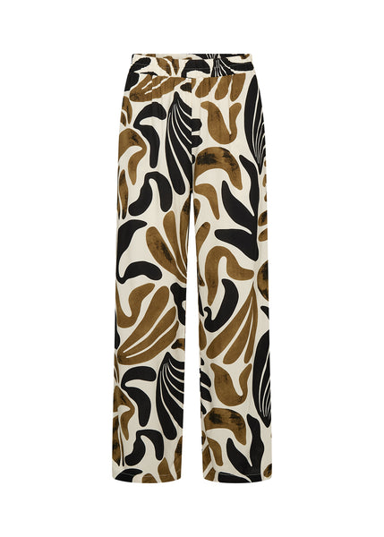Soyaconcept Feldi Abstract Print Wide Leg Trousers