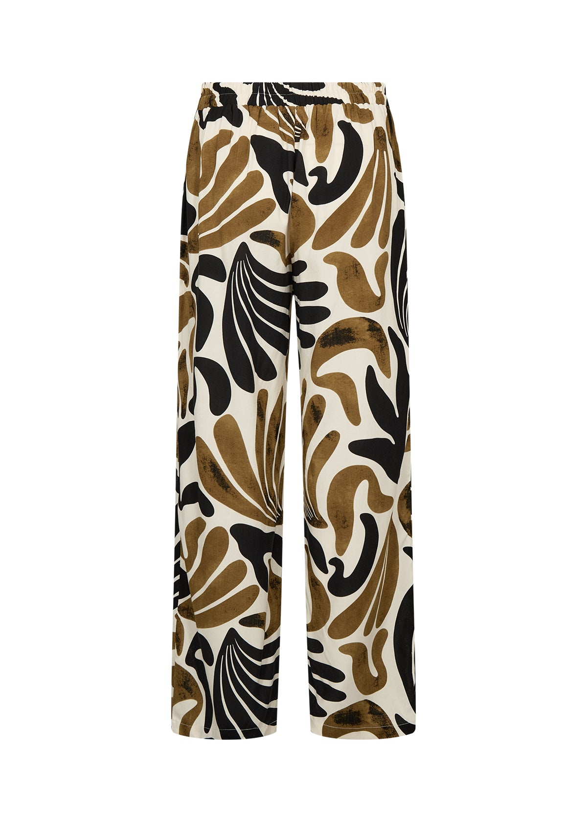 Soyaconcept Feldi Abstract Print Wide Leg Trousers