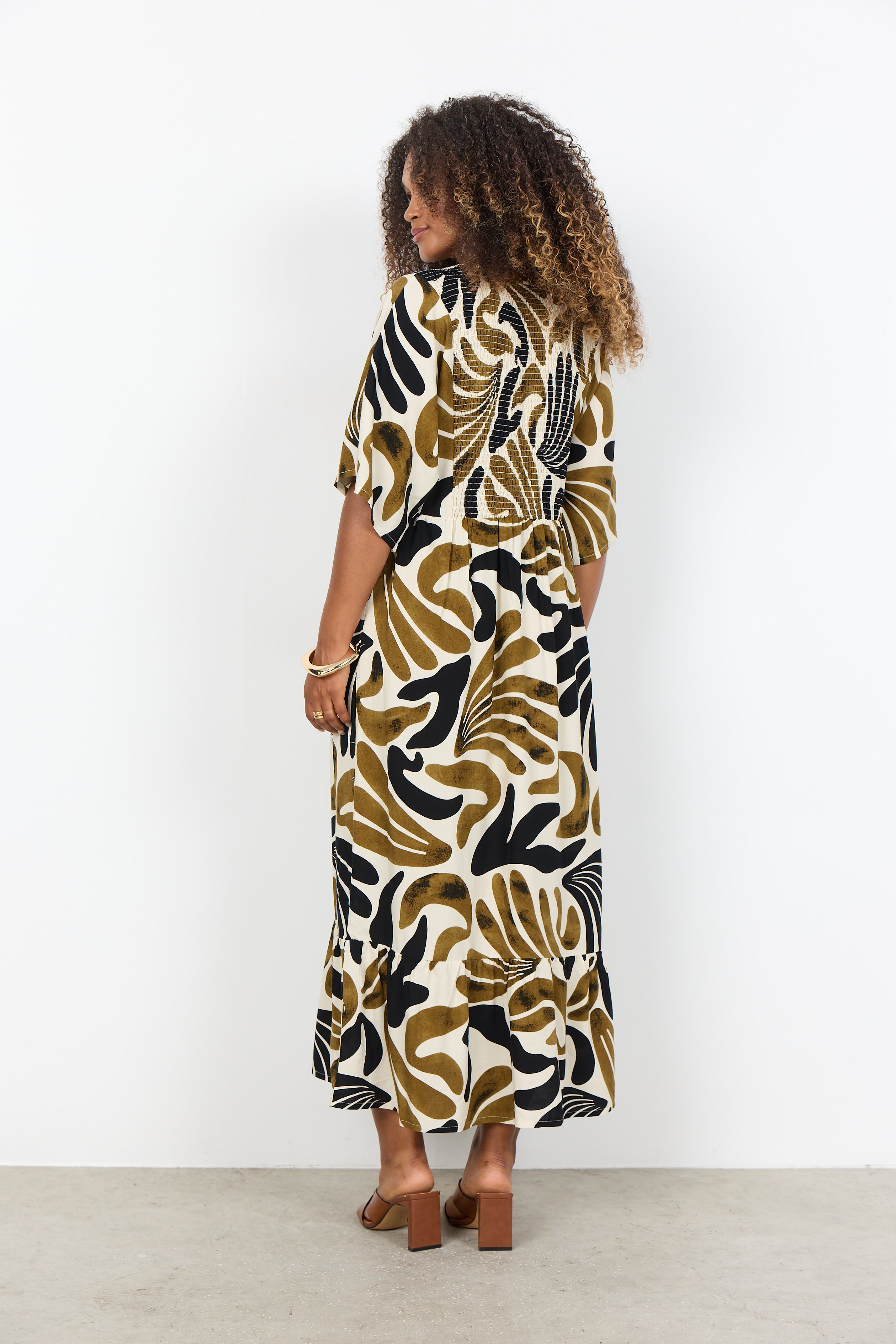 Soyaconcept Feldi Abstract Print Maxi Dress
