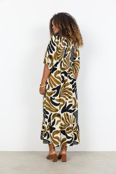 Soyaconcept Feldi Abstract Print Maxi Dress