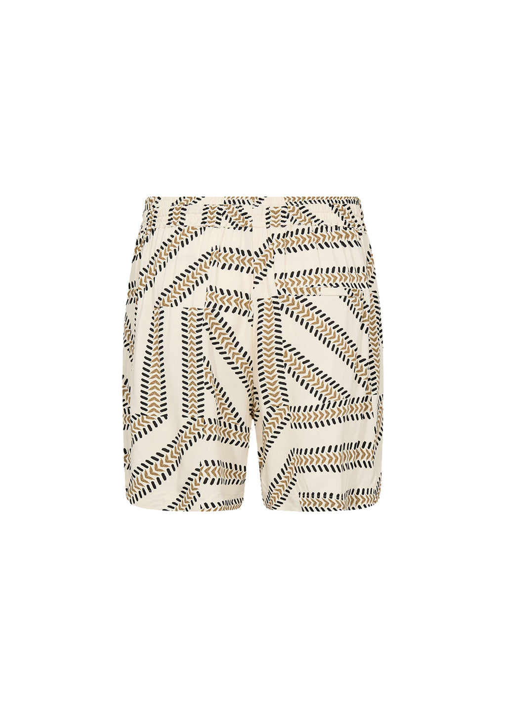 Soyaconcept Felia Geometric Printed Drawstring Shorts