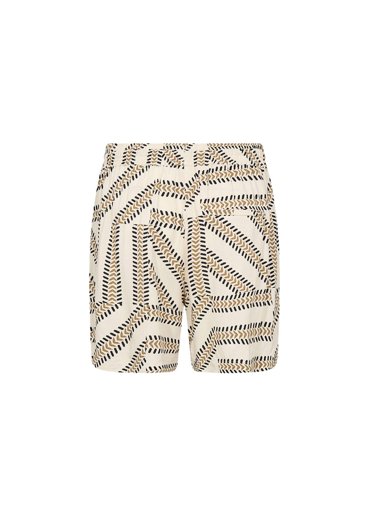 Soyaconcept Felia Geometric Printed Drawstring Shorts