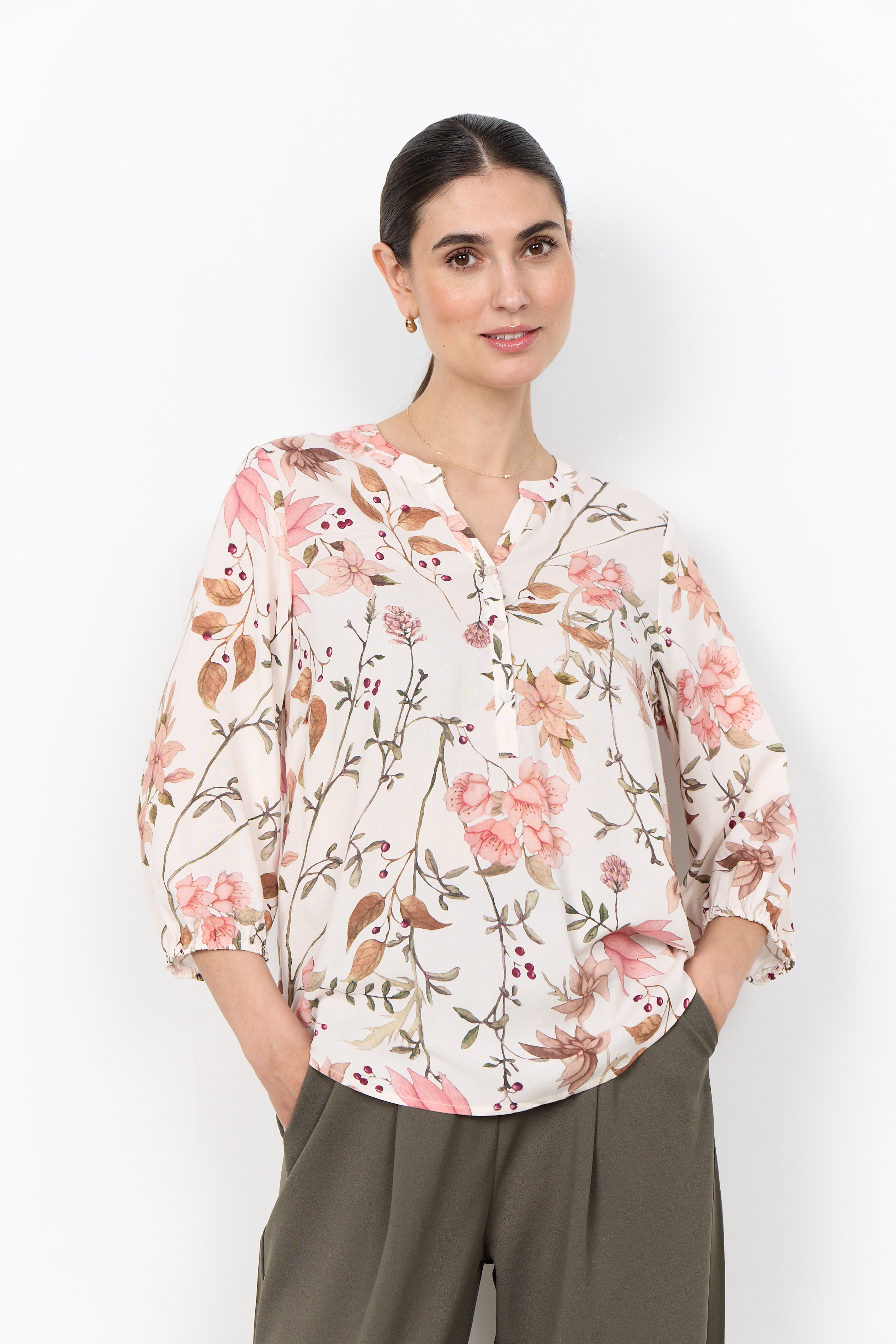 Soyaconcept Grace Floral Print Top