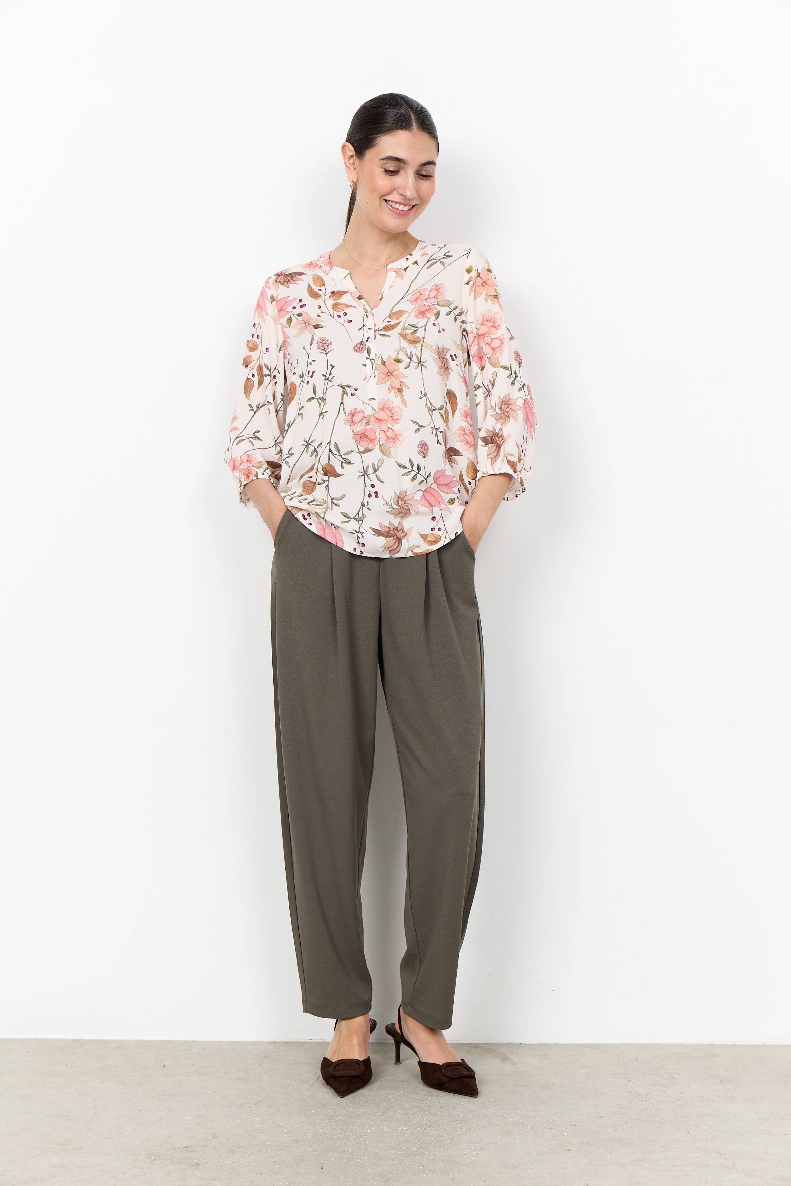 Soyaconcept Grace Floral Print Top