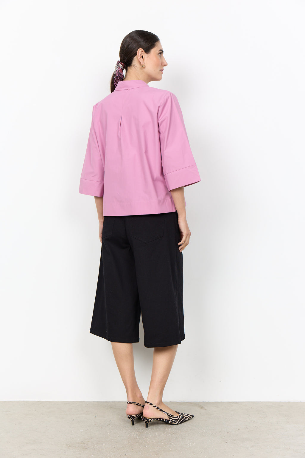 Soyaconcept Netti Short Sleeve Blouse - Pink
