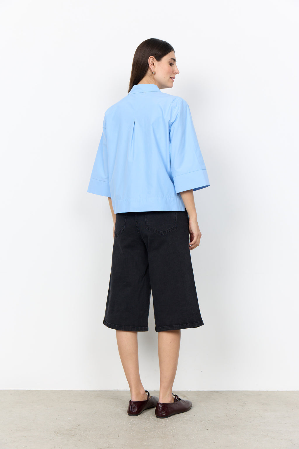 Soyaconcept Netti Short Sleeve Blouse - Blue
