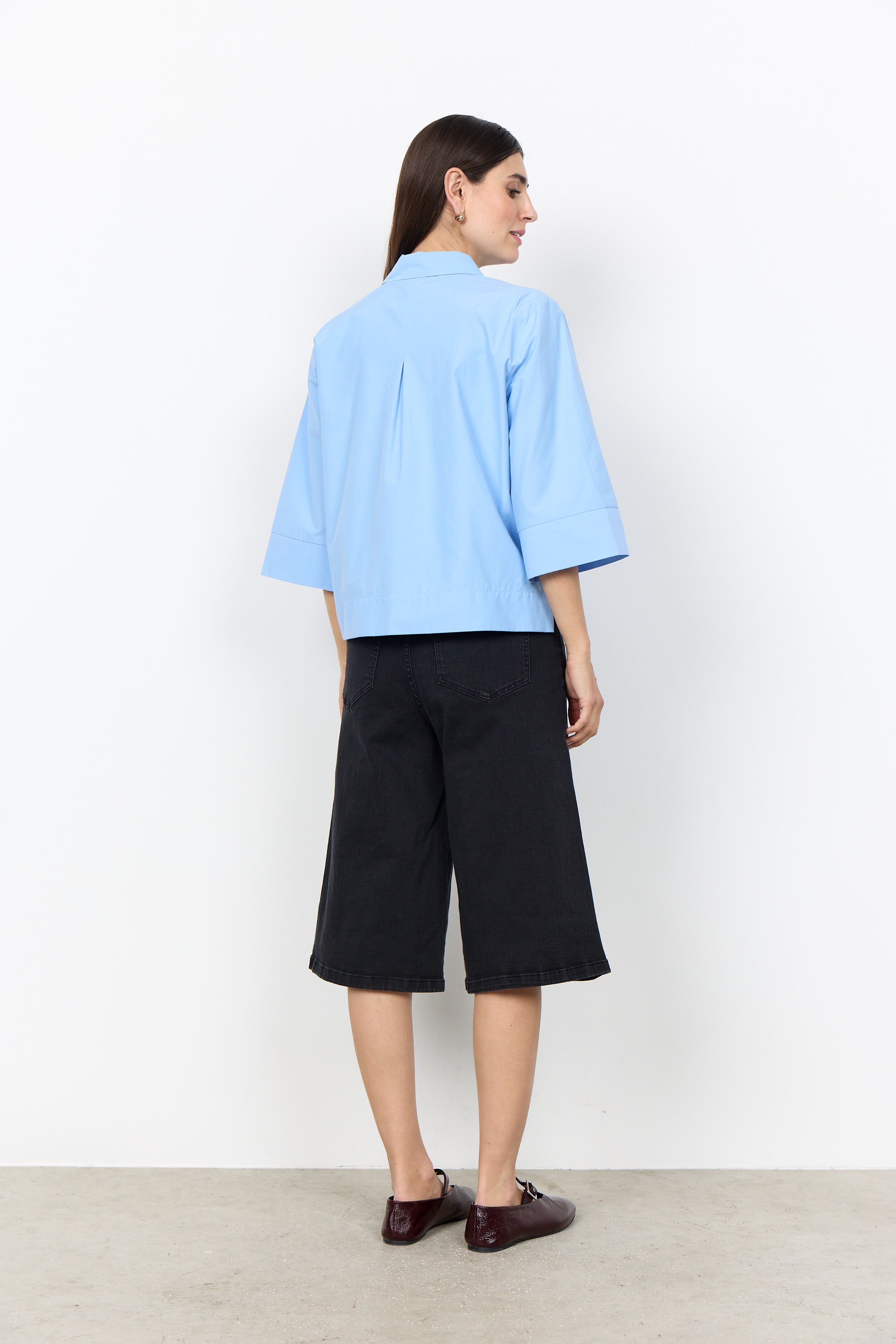 Soyaconcept Netti Short Sleeve Blouse - Blue