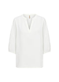 Soyaconcept Cath V-Neck Blouse - White