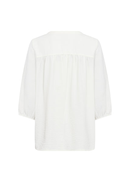 Soyaconcept Cath V-Neck Blouse - White