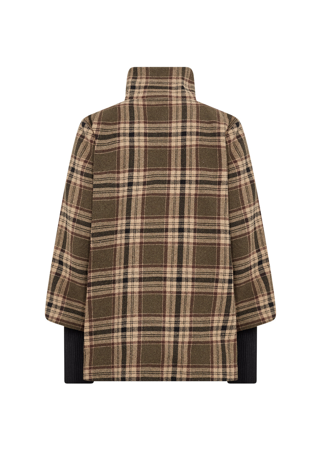 Soyaconcept Gerlinde Ribbed Cuff Check Jacket