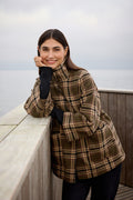 Soyaconcept Gerlinde Ribbed Cuff Check Jacket