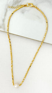 Envy Gold & Pearl Necklace