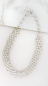 Envy Popcorn Chain Collar Necklace