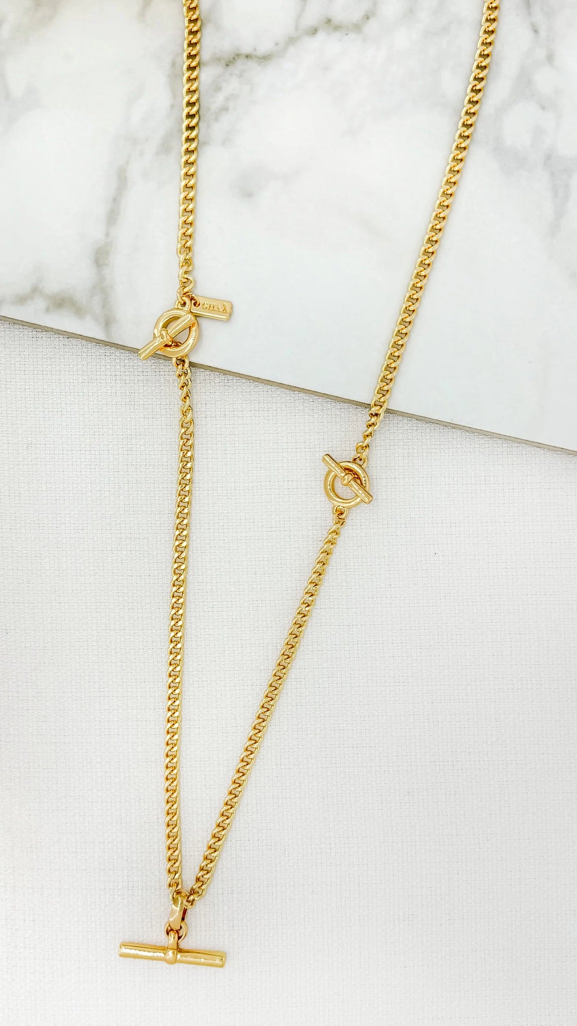 Envy Long T-Bar Necklace