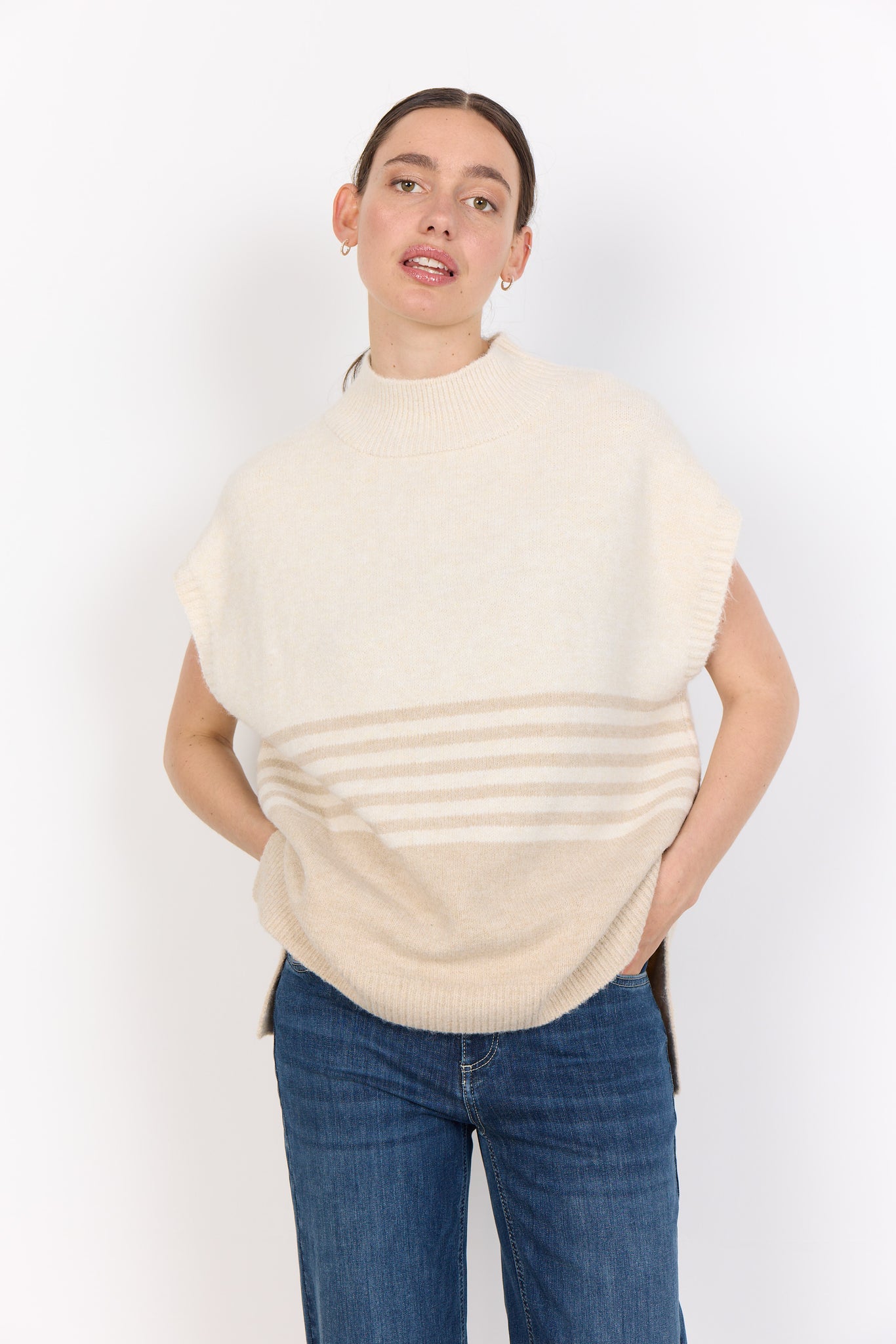 Soyaconcept Selvi Stripe Poncho