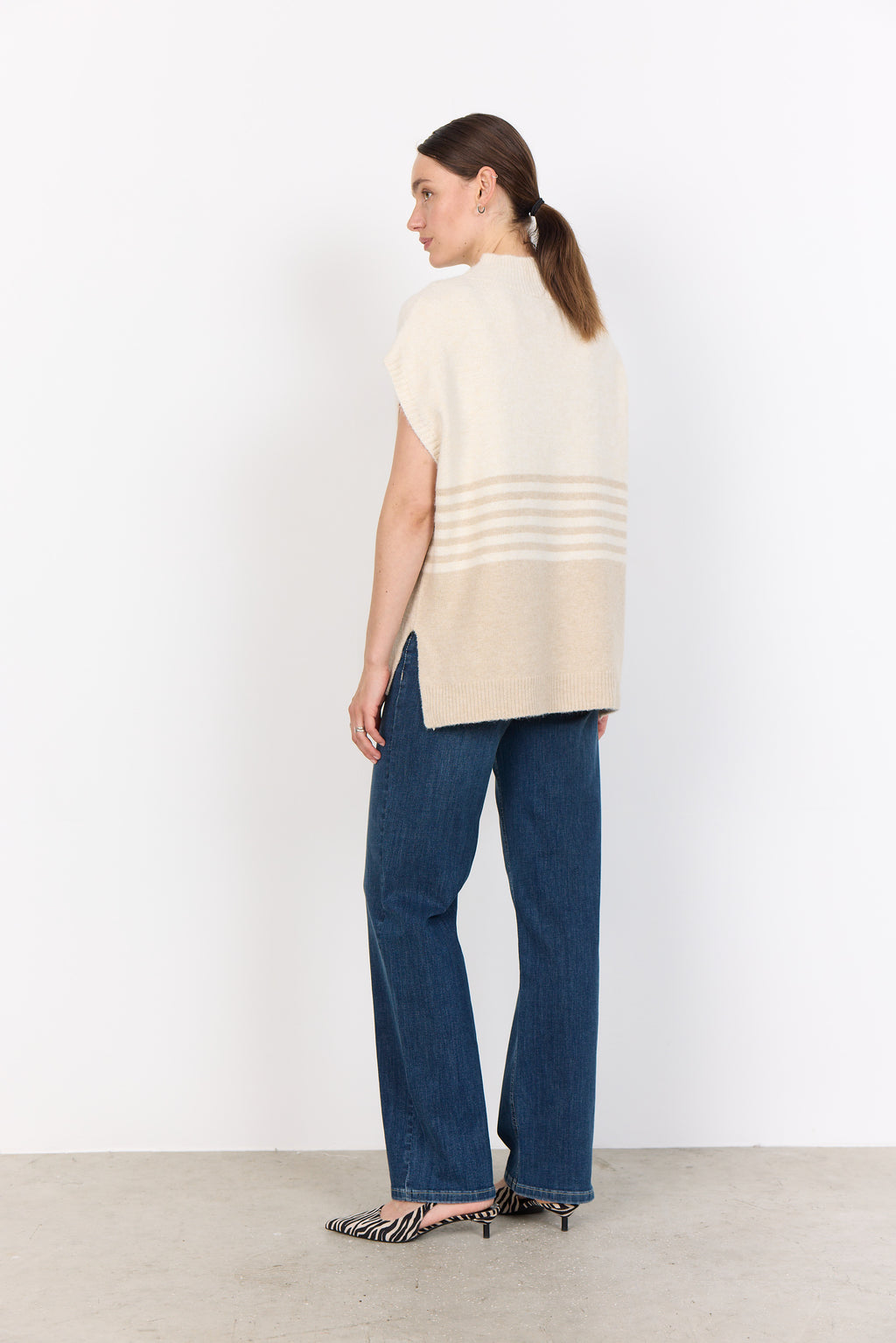 Soyaconcept Selvi Stripe Poncho