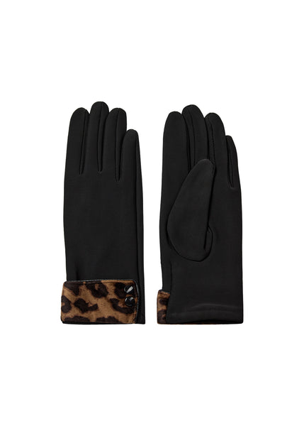 Soyaconcept Nie Animal Trim Gloves Black