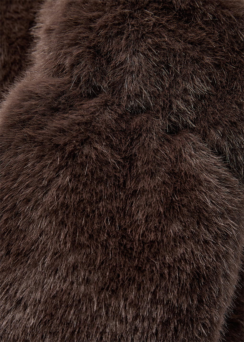 Soyaconcept Vendla Faux Fur Mittens - Chocolate