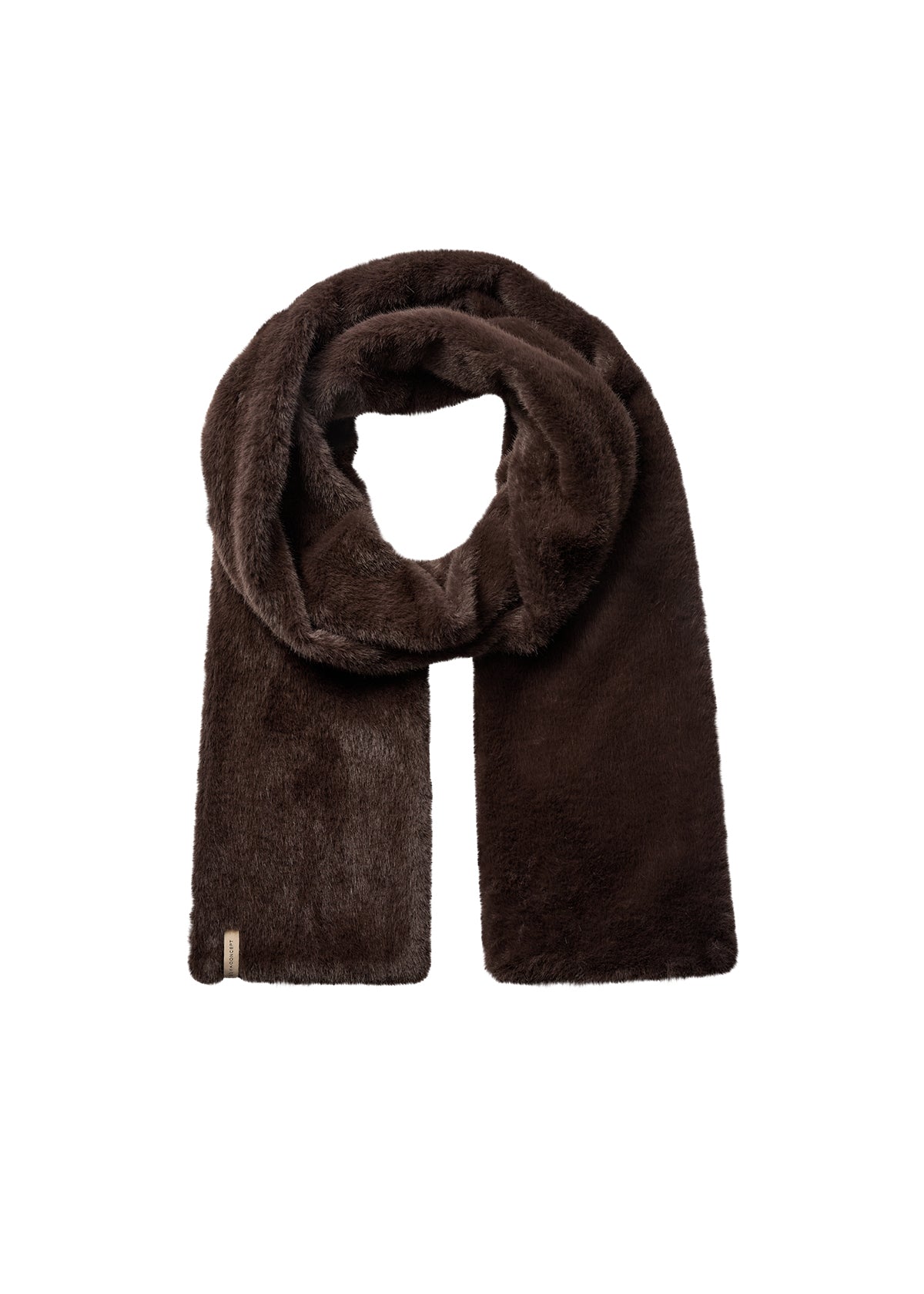 Soyaconcept Venda Faux Fur Scarf - Chocolate
