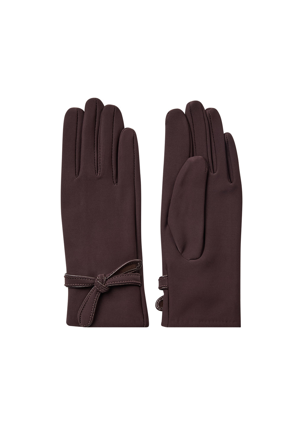 Soyaconcept Nie Bow Gloves - Chocolate