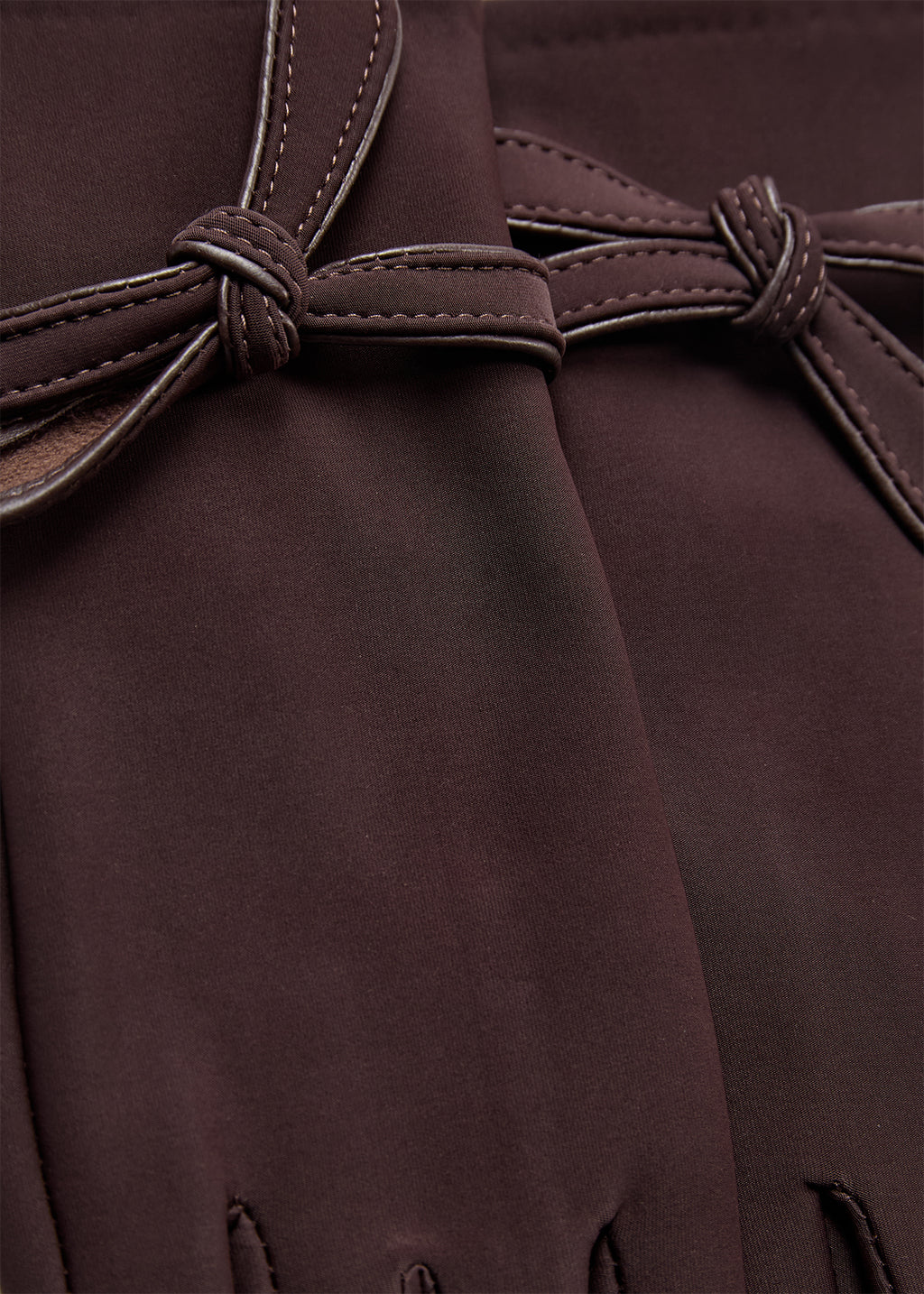 Soyaconcept Nie Bow Gloves - Chocolate