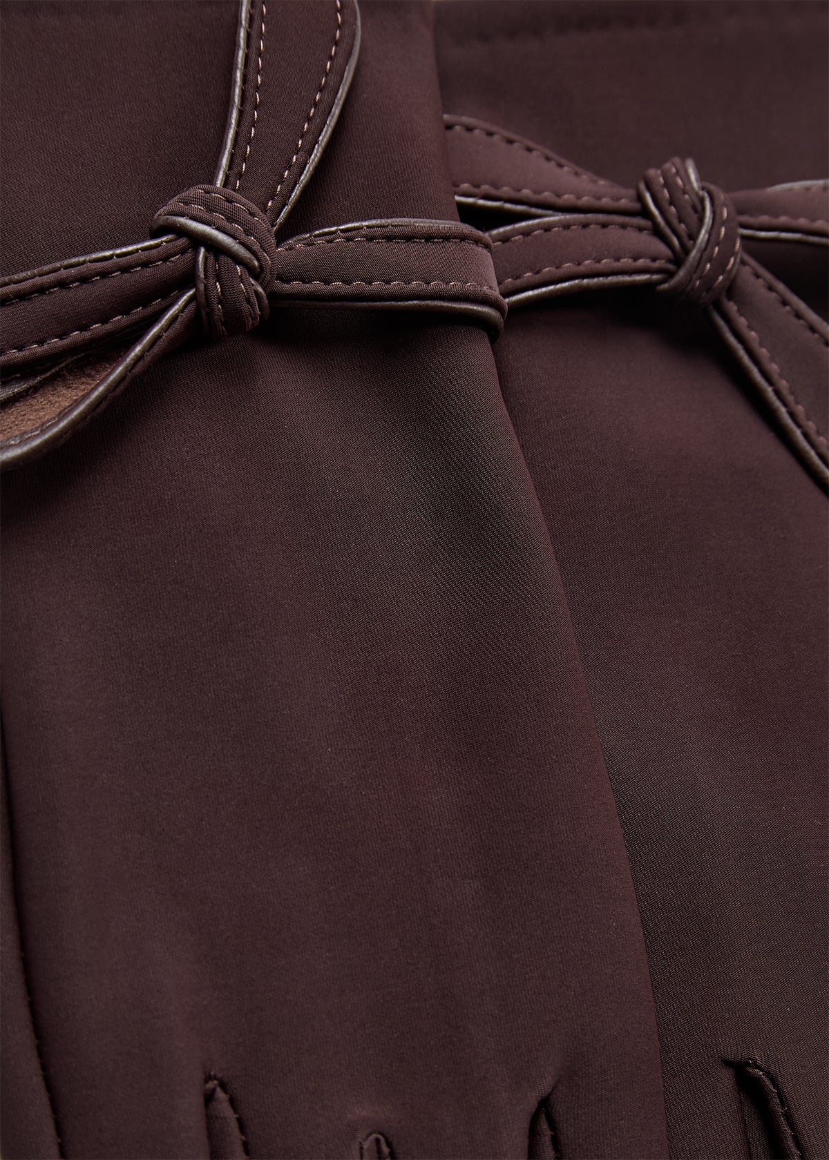 Soyaconcept Nie Bow Gloves - Chocolate