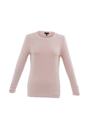 Marble Fashions Pink Roundneck T-Shirt