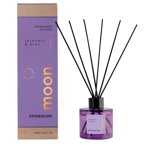 Stoneglow Elements - Moon - Lavender & Mint - Reed Diffuser