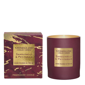 Stoneglow Luna Sanguinelli & Petitgrain Candle