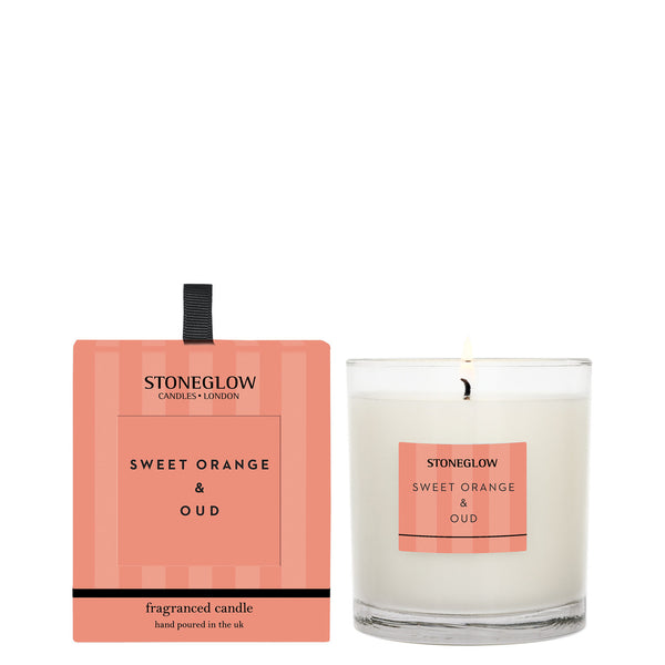 Stoneglow Sweet Orange & Oud Tumbler Candle