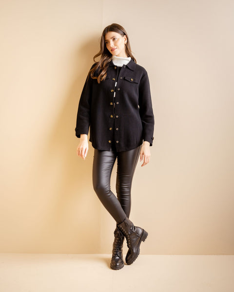 Marble Fashions Pocket Detail Knitted Jacket