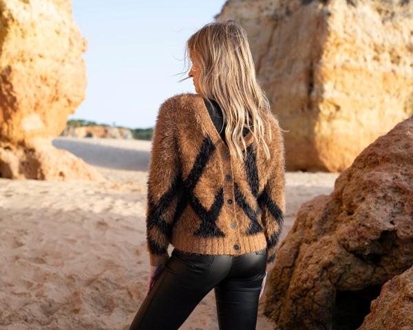 Marble Fashions Reversible Knit Jumper