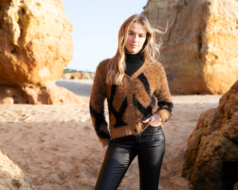 Marble Fashions Reversible Knit Jumper