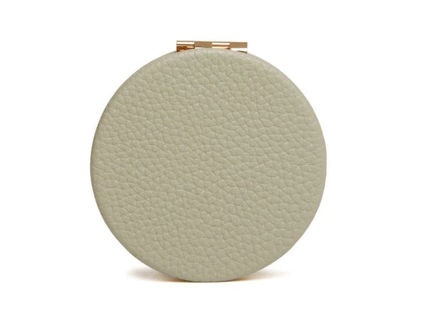 Alice Wheeler Round Compact Mirror - Pistachio