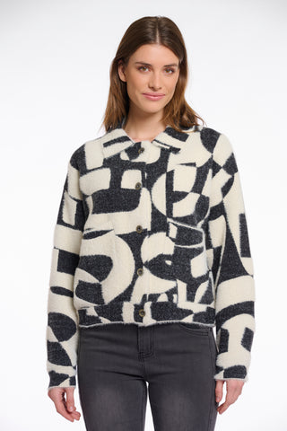 Rino & Pelle Bubbly Printed Boxy Jacket
